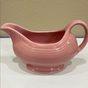 Fiesta Rose Pink sauce gravy boat